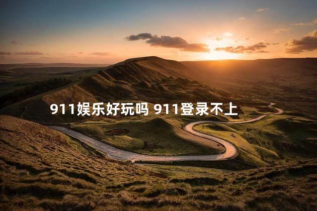 911娱乐好玩吗 911登录不上